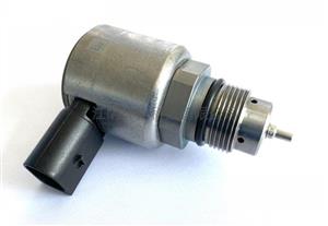 Common rail pipe - electromagnetic pressure regulating valve